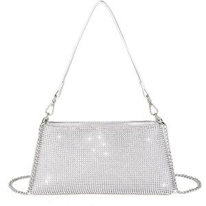 Bling Evening Clutch Bag for Women Lady Girl Bride Rhinestone Purse For Prom Coc